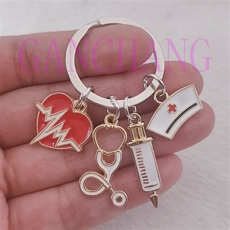 Medical Nurse Jewelry Keychain Medical Accessories Ts New