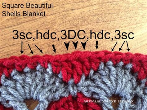 Decide how wide you want your blanket to be and chain the proper number in multiples of 3. Beautiful Shells Blanket Straight Edge (With images ...