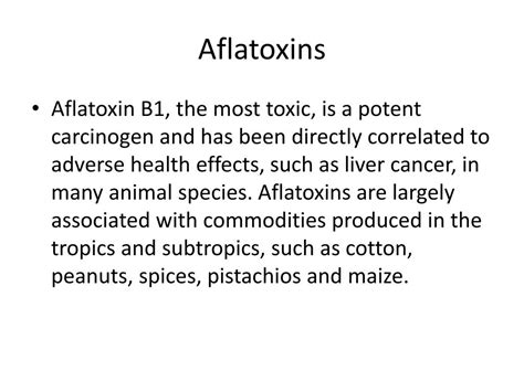 ppt determination of aflatoxins powerpoint presentation free download id 2632461