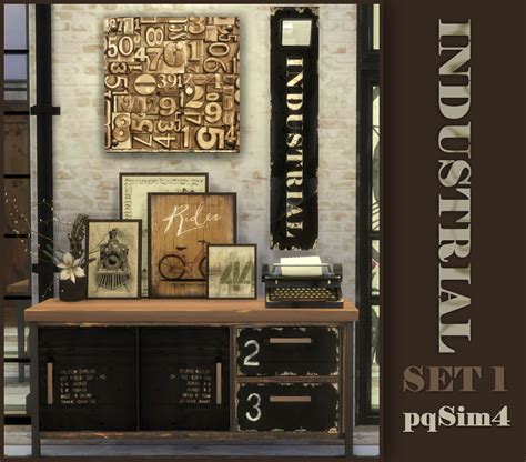 Industrial Set 1 Sims 4 Custom Content