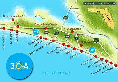 Santa Rosa Beach Florida Map The Best Beaches In The World