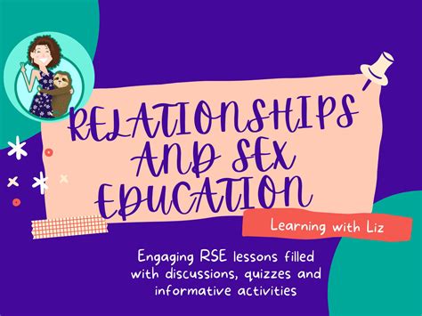 relationships and sex education teaching resources