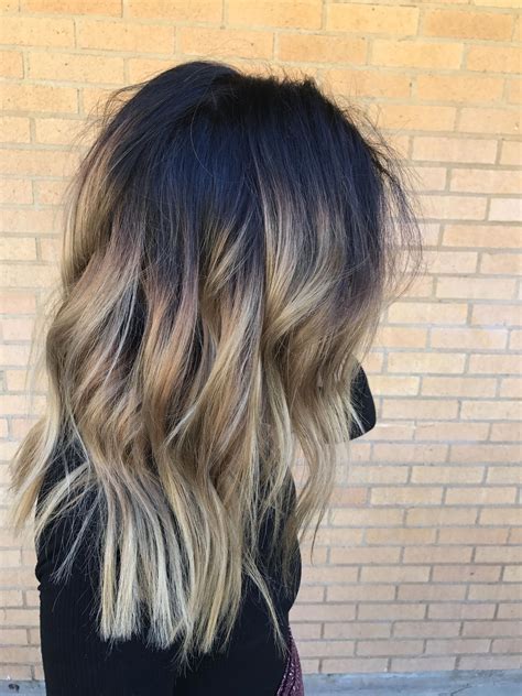color melt shadow root brunette balayage instagram kennediegrace hairartist