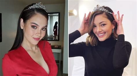Look Former Miss Universe Titleholders Catriona Gray And Demi Leigh
