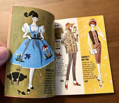 Vintage Mattel Barbie Ken Mini Blue Fashion Book Catalog Magazine 1961 1962 Read Ebay