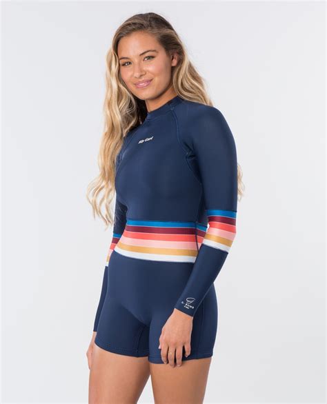 Rip Curl Womens 2mm Long Sleeve Back Zip Spring Wetsuit I Sorted Surf Shop