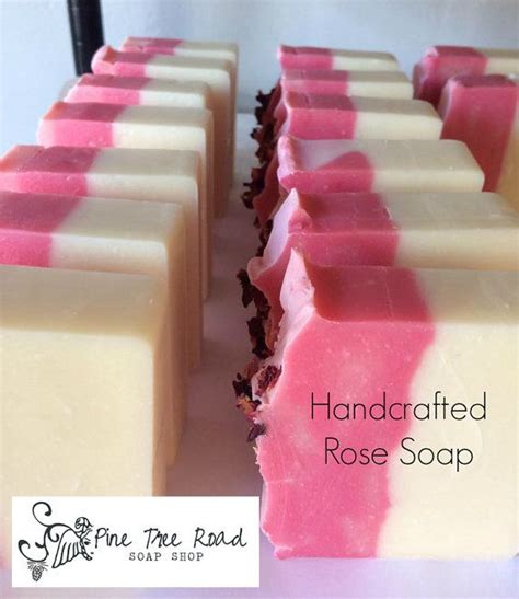 Rose Bar Soap Soap Bar Floral Soap Handmade Soap Etsy Rose Scented