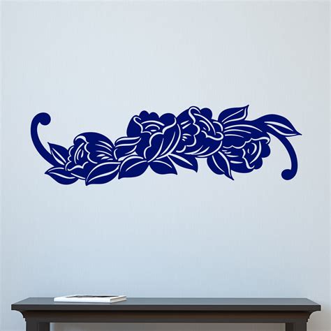 Simple Flower Decal Wall Sticker World Of Wall Stickers