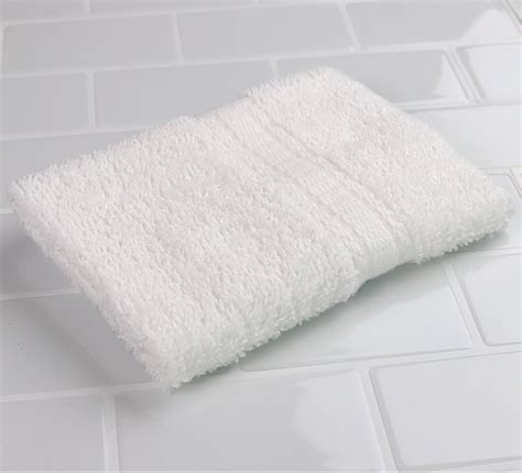 Mainstays Basic Solid Wash Cloth White