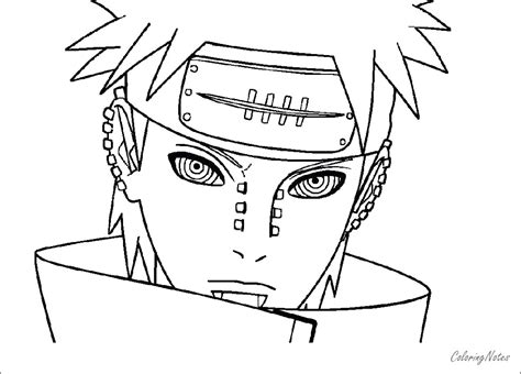 Naruto Coloring Pages Free Printable Sasuke Kakashi Akatsuki