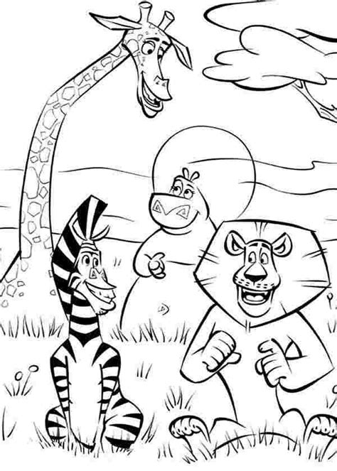 African Savanna Animals Coloring Pages Pets Lovers