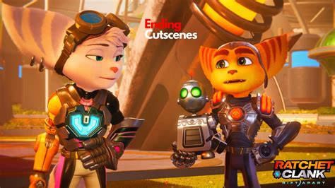 Ending Cutscenes All Ratchet And Clank Rift Apart Final Boss End Youtube