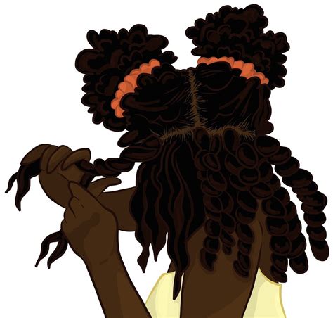 Illustration Art Hairstyles Natural Hair Character Design Doing Hair Two Strand Twists Iamasf