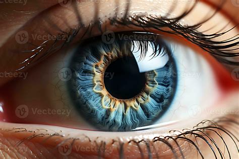 Human Eye With Blue Color In Extreme Close Up Shot Ai Generated Stock Photo At Vecteezy