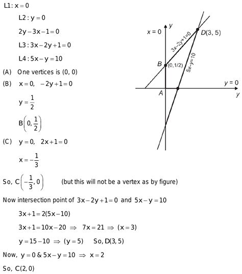 32draw A Quadrilateral Whose Sides Are Represented By Graphs Of The Equation X0y02y 3x 10
