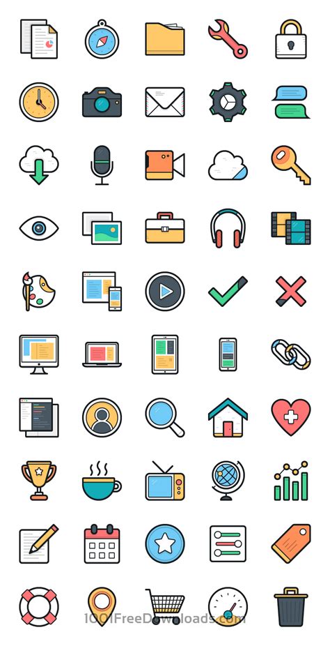 Free Vectors Lulu Icons Set 1 Various Icons Personal Bussines