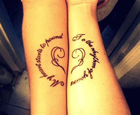 70 Lovely Matching Tattoos Art And Design