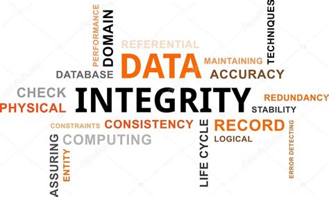 Word Cloud Data Integrity Stock Vector Masterart 48302429
