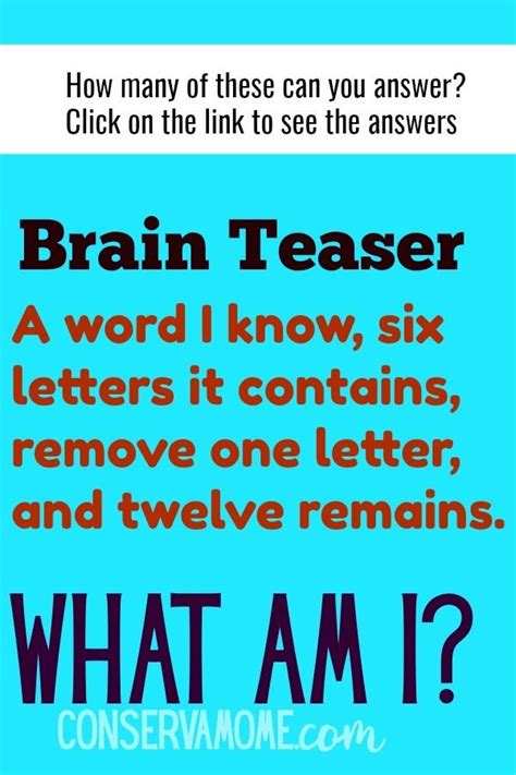 Riddle Of The Day Brain Teasers Brain Teasers Riddles Riddle Of The Day