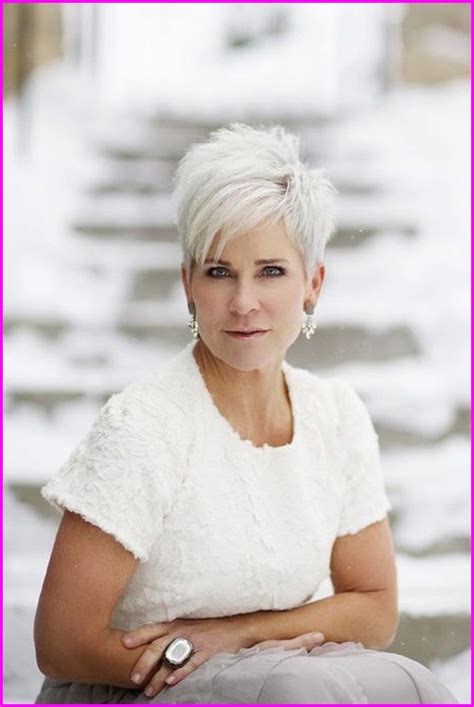 Style by drying your hair with a blow dryer after washing! Edgy Short Hairstyles for Women Over 50 - Best Short Haircuts