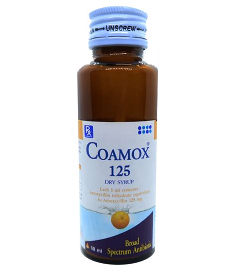 Amoxicillin Dry Syrup 125 Mg 5 Ml Coamox 125