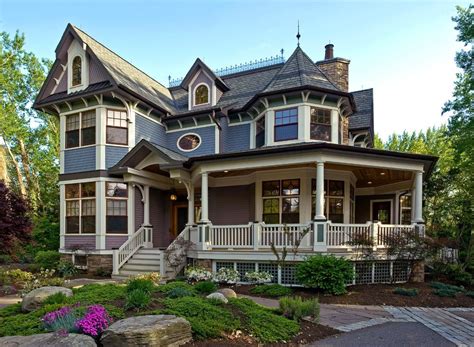 Wrap Around Porch House Plans For A Traditional Exterior With A Tapered