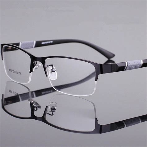 Anti Radiation Glasses For Men Classical Half Frame Eyeglasses For Menwomen Anti Blue Light