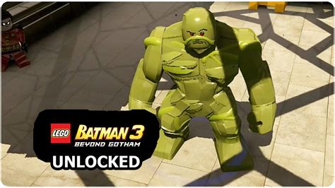 Lego Batman 3 Beyond Gotham How To Unlock Swamp Thing New 52