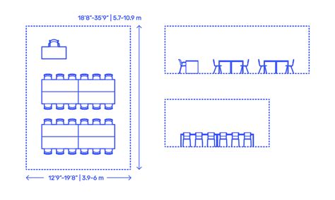 Classroom Rows Facing 6 Dimensions And Drawings