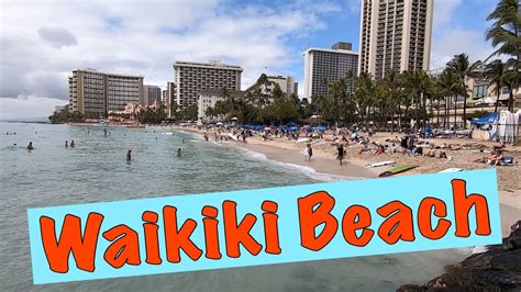 Rush hour can occasionally bring surge prices, so consider your arrival time before counting on a rideshare service. Waikiki Beach Hawaii | Honolulu, Hawaii | - YouTube