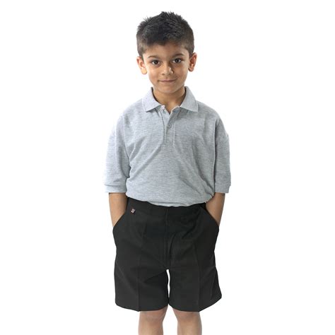 Brand New Only Uniform School Kids Shorts Boys Teflon Zip Schoolwear