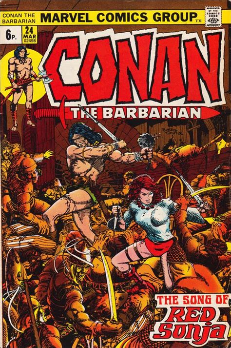 Conan The Barbarian 24 B Mar 1973 Comic Book By Marvel