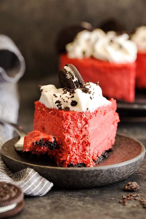 Red Velvet Oreo Cheesecake Inch Homemade In The Kitchen