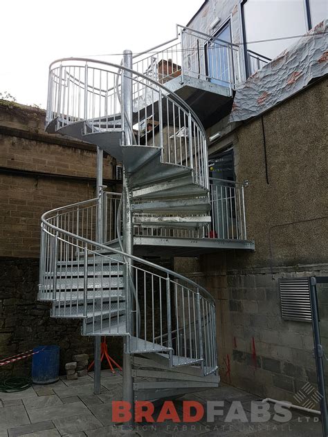 Steel Fabricators Of Balconies Staircases External Spiral Staircase