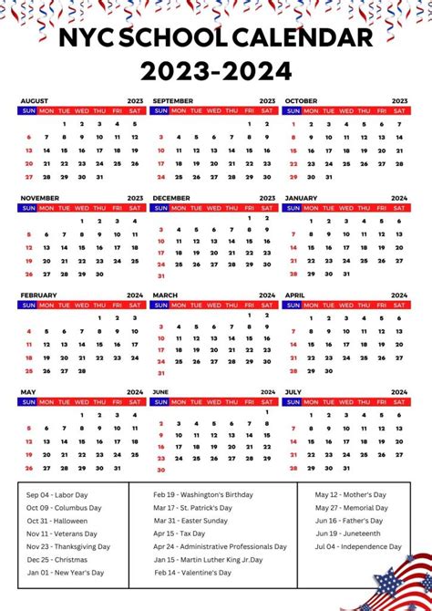 Nyc School District Calendar 2023 2024 Academic Year