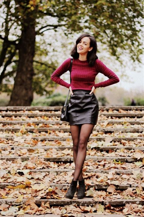 Fashion Must Have Leather Mini Skirt Outfits For Every Style Type Leather Mini Skirt