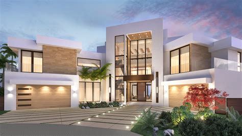 Modern Mansion Front View