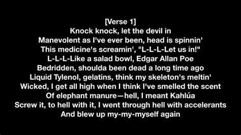 Eminem Venom Clean Lyrics Youtube