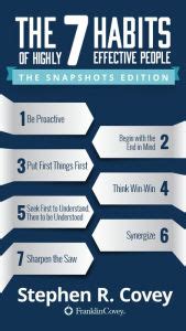 The 7 Habits of Highly Effective People - The Snapshots Edition by ...