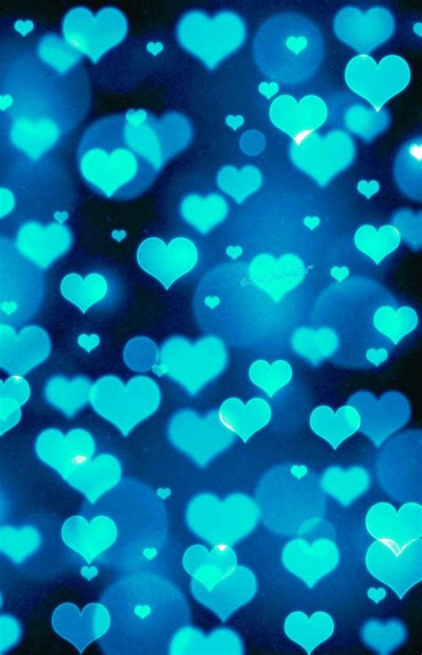 Cute Blue Heart Wallpapers Top Free Cute Blue Heart Backgrounds
