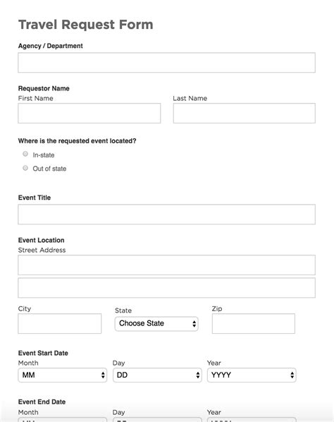 Travel Agency Forms Templates Hq Printable Documents
