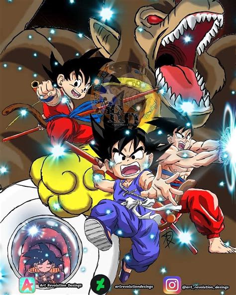 Son Goku La Evolución De Un Héroe Dibujos De Dragon Ball Amino