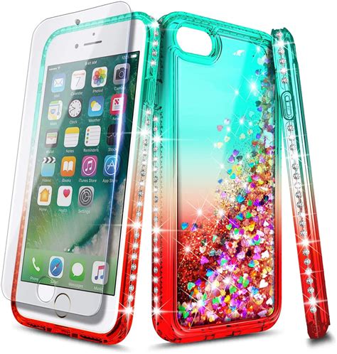 Iphone Se 2020 Case Iphone 8 7 6s 6 Case With Tempered Glass Screen