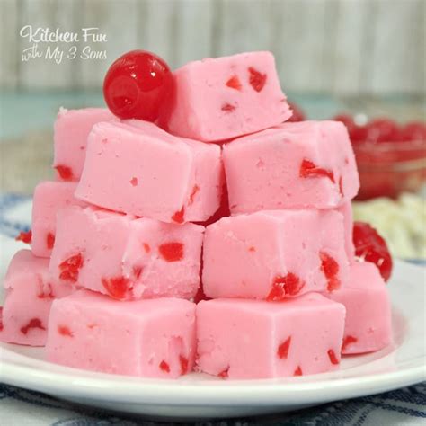 White Chocolate Cherry Fudge Kitchen Fun With My 3 Sons