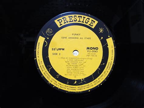 Funky Gene Ammons All Stars Prestige Prlp 7083 Bluenote Museum