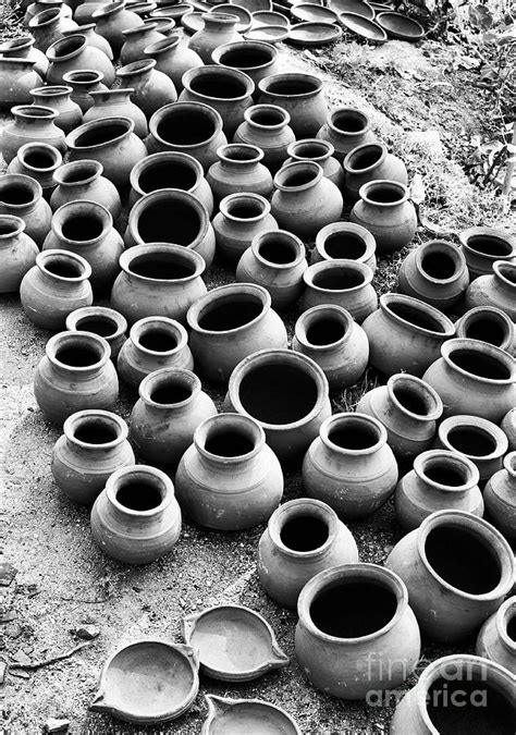 Handmade Indian Clay Pots Photograph By Tim Gainey Fine Art America