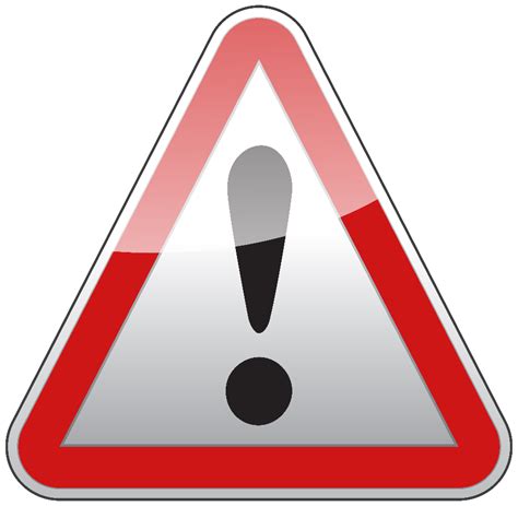 Download High Quality Triangle Clipart Warning Transparent Png Images