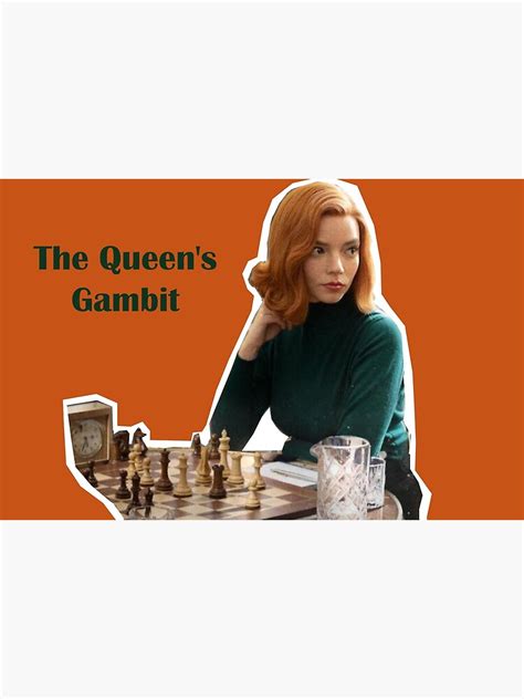 The Queens Gambit Beth Harmon Poster By Francescanasta Redbubble
