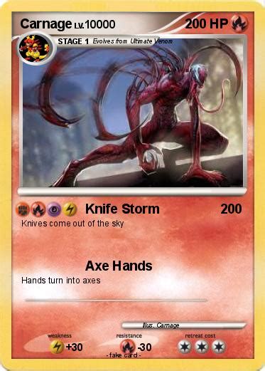 Pokémon Carnage 167 167 Knife Storm My Pokemon Card