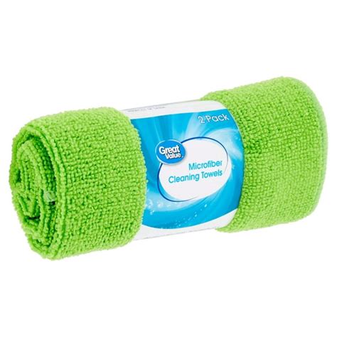 Great Value Microfiber Cleaning Towels 2 Count